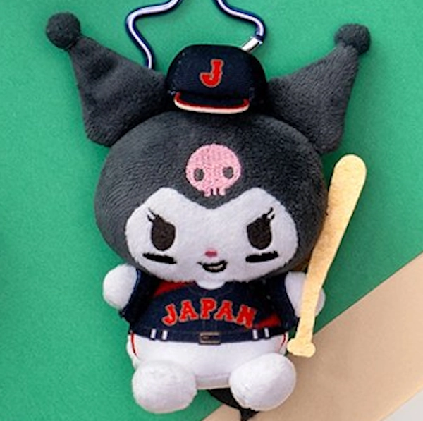 酷洛米 球員版 星形登山扣 娃娃吊飾 約8~10cm