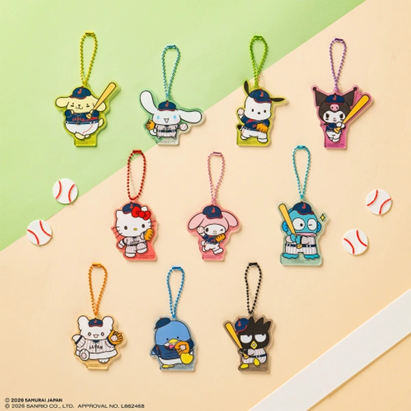 侍 JAPAN × 三麗鷗明星 吊飾 約5~7cm