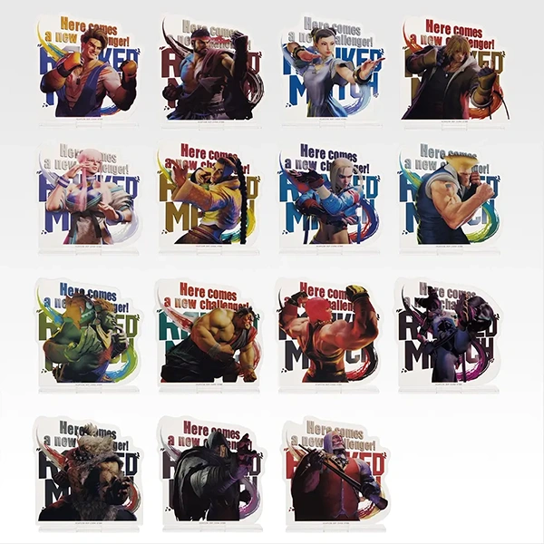 Street Fighter6 格鬥 角色立牌 約7cm