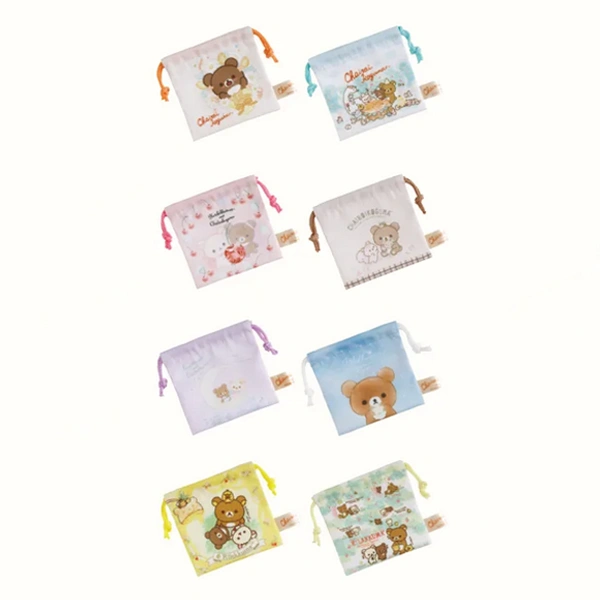 拉拉熊 主題迷你束口袋 約10cm