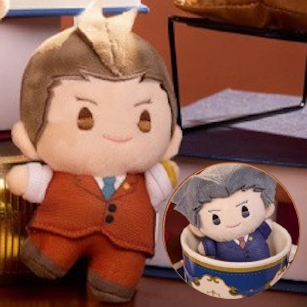 王泥喜法介 口袋吊飾娃娃 約10cm