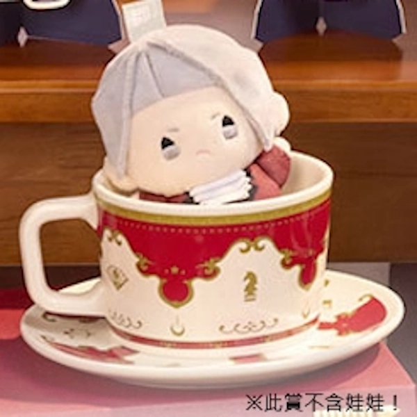 逆轉裁判 紅色款 主題陶瓷杯 無娃娃 約10cm