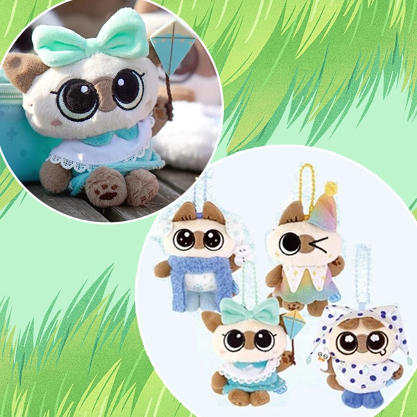 泥的天氣變變變 吊飾娃娃 約14cm