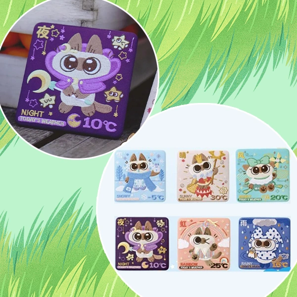 暹羅貓小豆泥 主題刺繡冰箱貼 約8cm