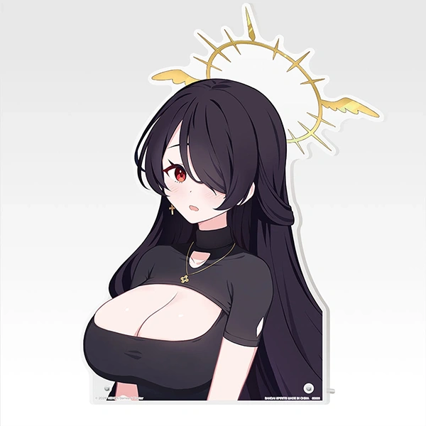 若葉雛向 修女會 深情凝視 半身大立牌 約26cm