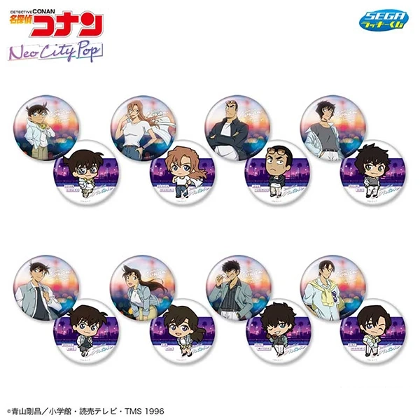 柯南 Neo City Pop 主題角徽章套組 約5.6cm