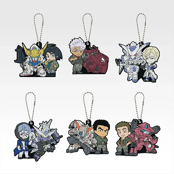 鐵血孤兒 駕駛員×機體 軟膠吊飾 約6cm