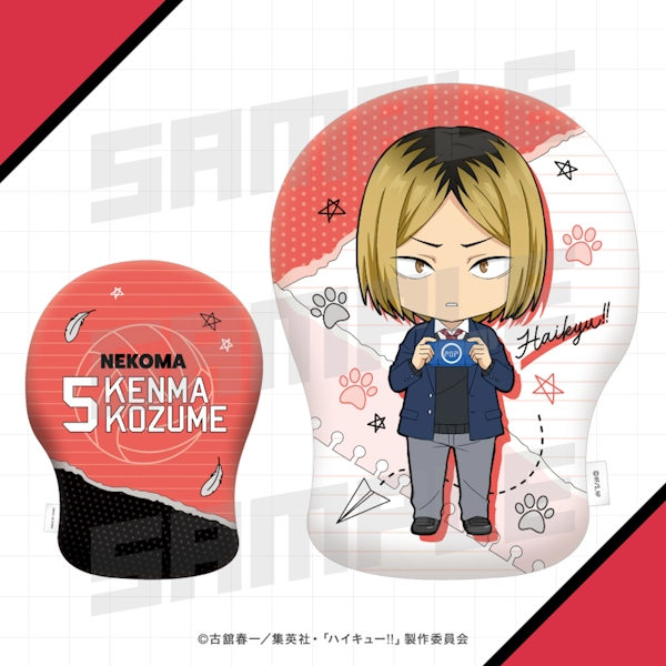 孤爪研磨 造型抱枕 約30×35×11.5cm