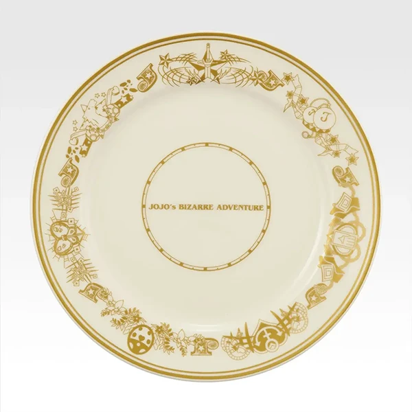 JOJO的奇妙冒險 主角人物圖騰 設計大圓盤 約19cm