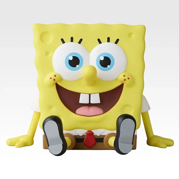 海綿寶寶 可愛坐姿 軟膠夜燈 約17.5cm