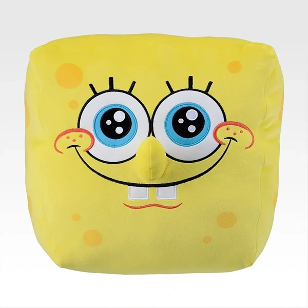 海綿寶寶 麻糬臉抱枕 約35cm