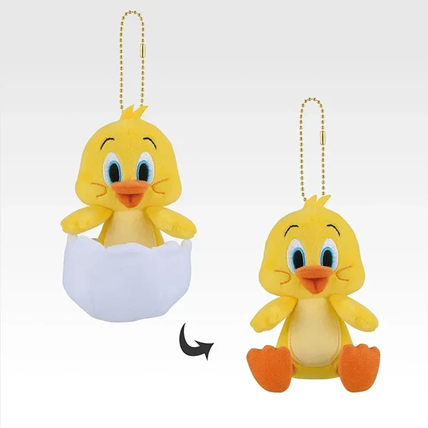 Quacker小黃鴨 娃娃吊飾 約11cm