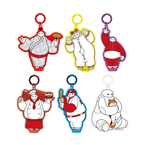 百變杯麵 Baymax 壓克力鑰匙圈 約10cm