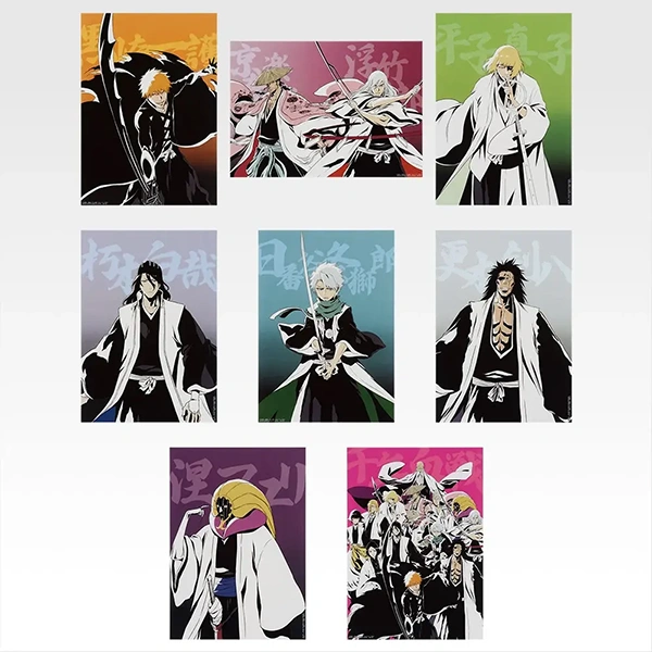 BLEACH 護廷十三隊 死神角色 A3透明海報
