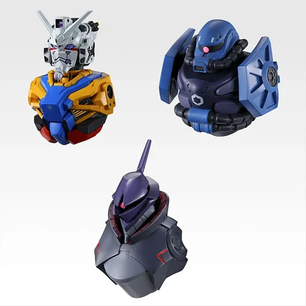 白色鋼彈／吉昂(白瓷矛裝備)／軍警薩克 磁鐵頭雕 約5cm