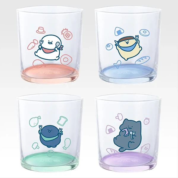 文具君 彩色冷水玻璃杯 約8cm