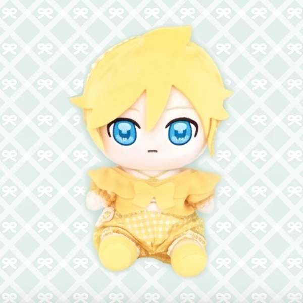 鏡音連 坐姿娃娃 約21cm