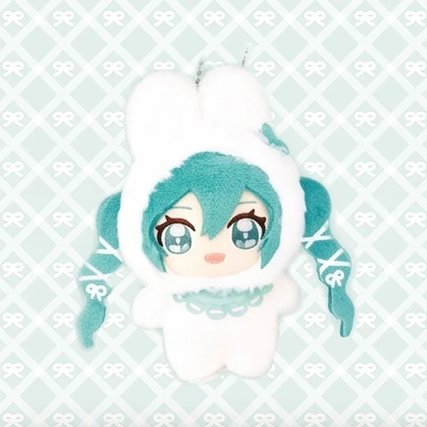 初音未來 兔兔裝 娃娃吊飾 約12cm
