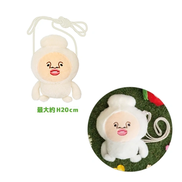 隱頭毛怪 造型背包 約20cm