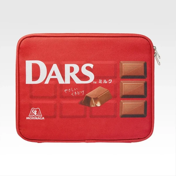 森永 DARS 達詩 巧克力 造型收納包 約30cm
