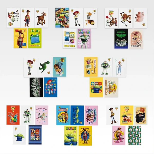 玩具總動員 主題明信片組 約14cm