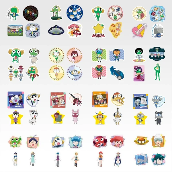 Keroro 動畫 卡通 主題貼紙組 約5cm