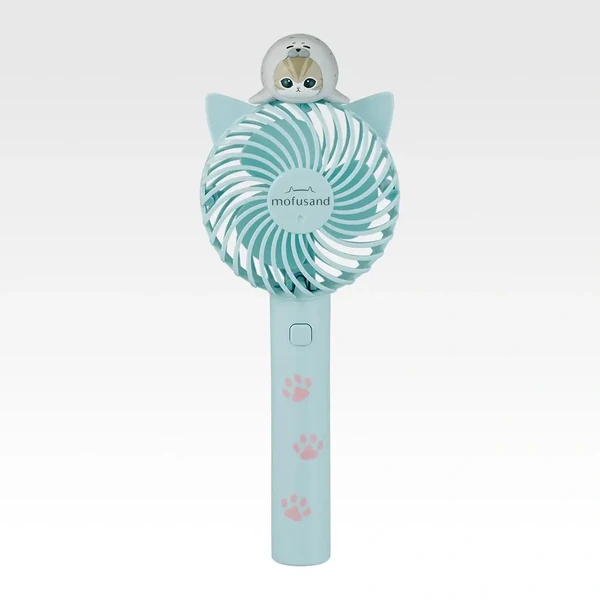 海豹貓 手持便攜 造型電風扇 約24cm