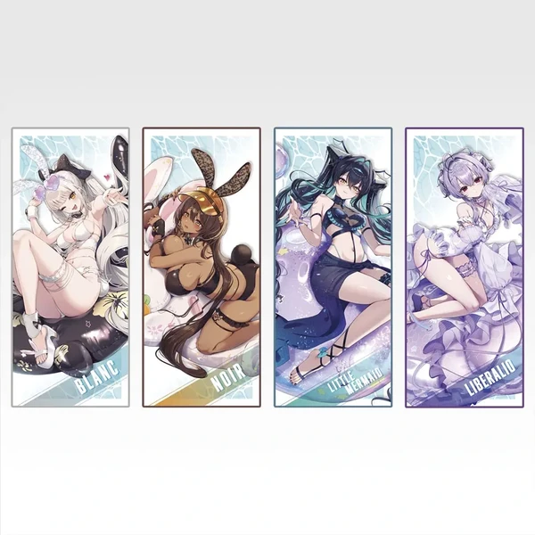 BLANC／NOIR／LITTLE MERMAID／LIBERALIO 角色涼感毛巾 約60cm