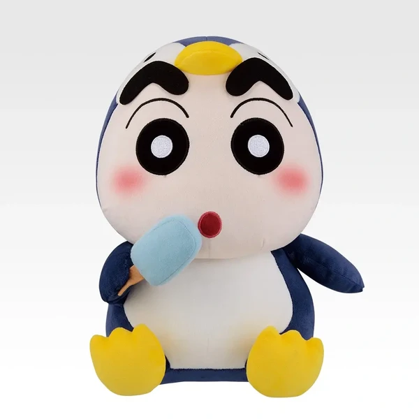 企鵝裝小新 冰淇淋 娃娃 約30cm