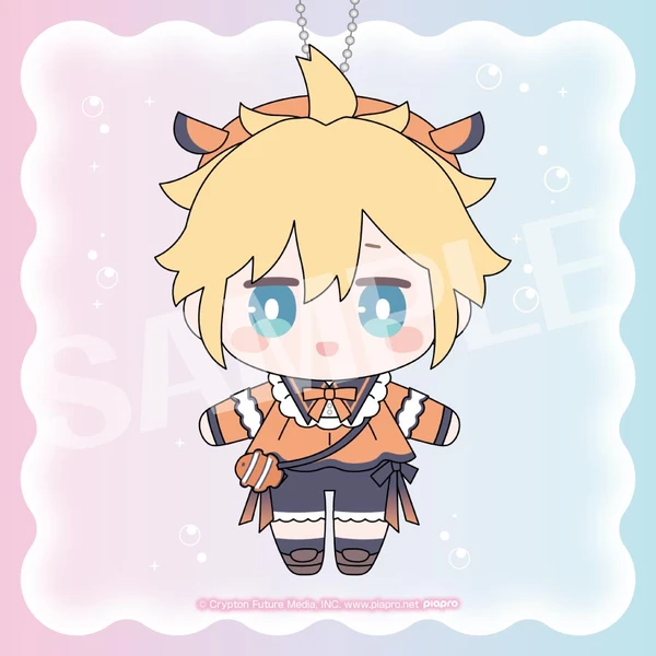 鏡音連 水族館×禮服Ver. 吊飾娃娃 約14cm