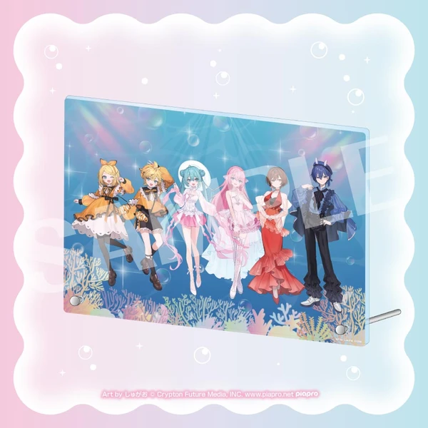 VOCALOID V家 水族館×禮服Ver. 畫板 約14.8×21×0.8cm