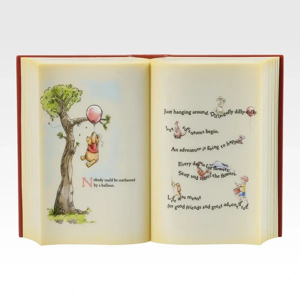 小熊維尼 童話故事書 造型燈 約18cm