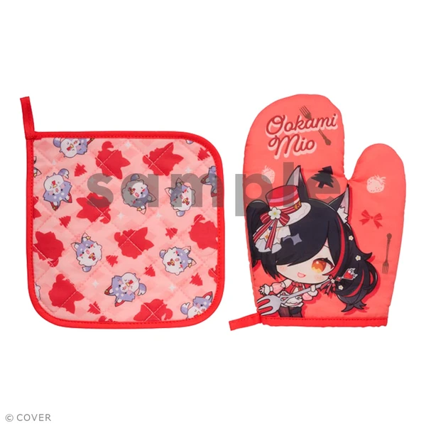 大神澪 隔熱墊約20cm&手套約24×17cm 套組